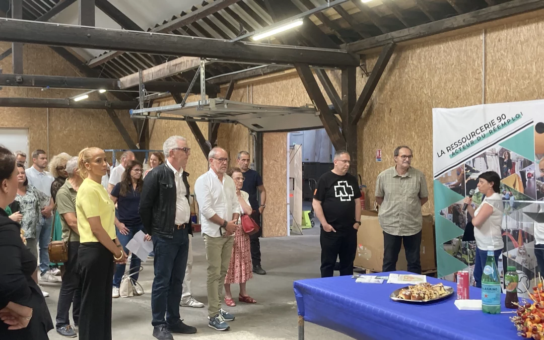 Remise du label Ordi3.0 à la Ressourcerie 90